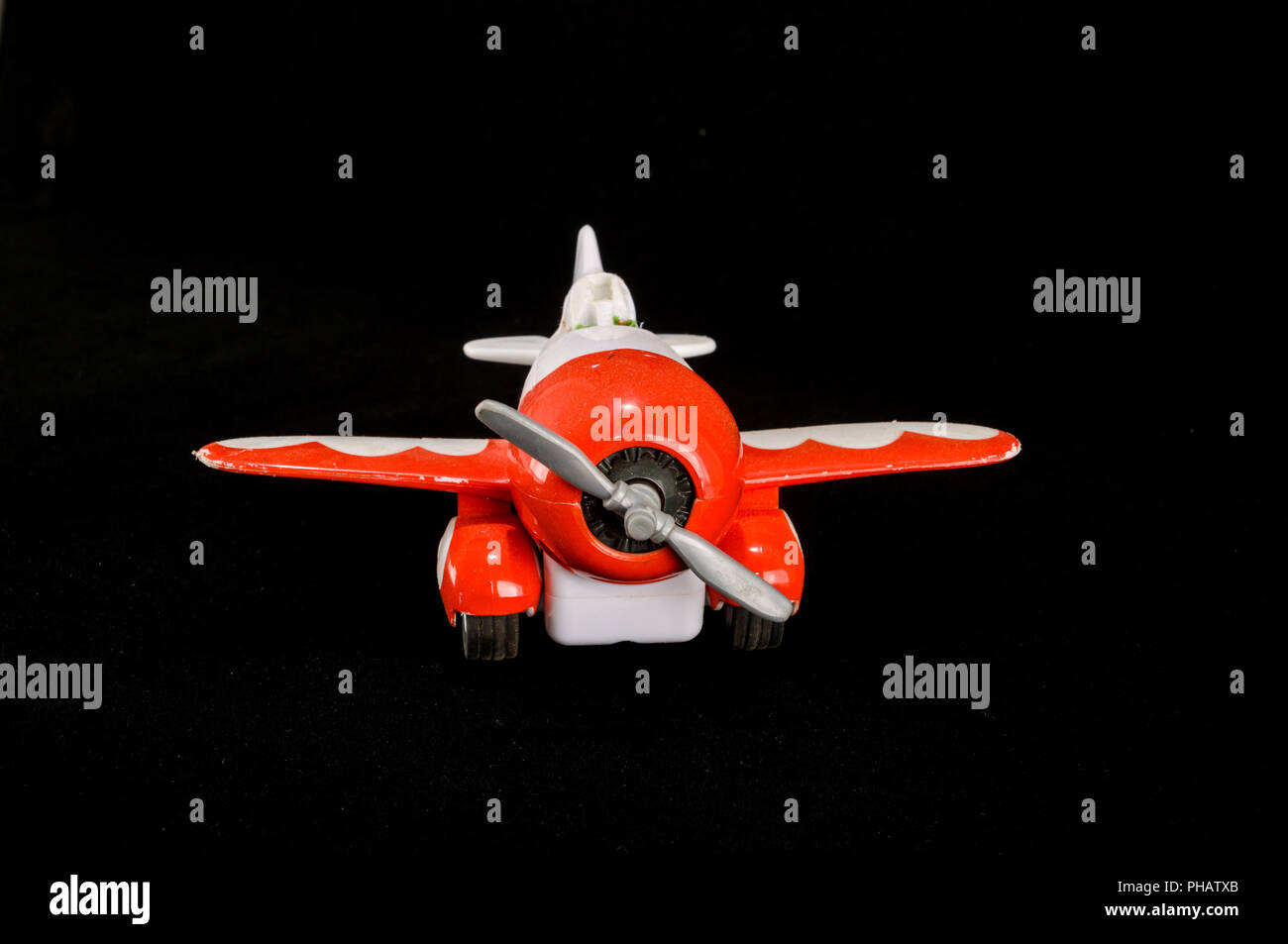 Close-up of Airplane toy Stock Photo