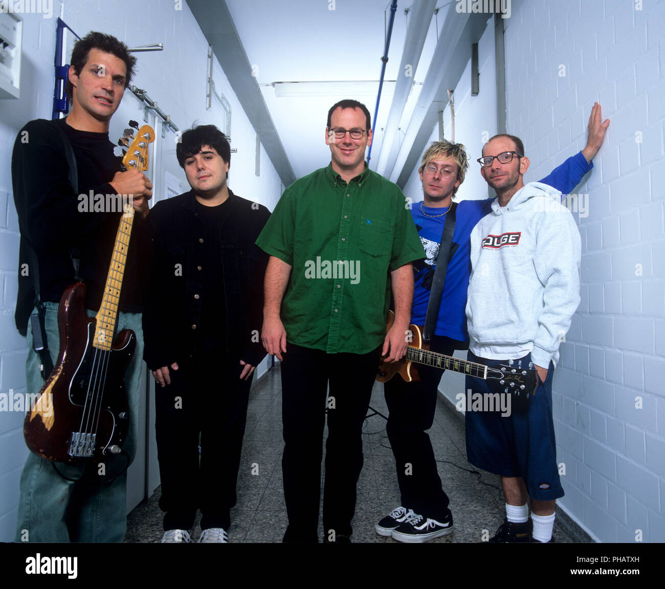 Bad Religion (Sänger Greg Graffin) on 22.08.1998 in Landsberg. | usage worldwide Stock Photo