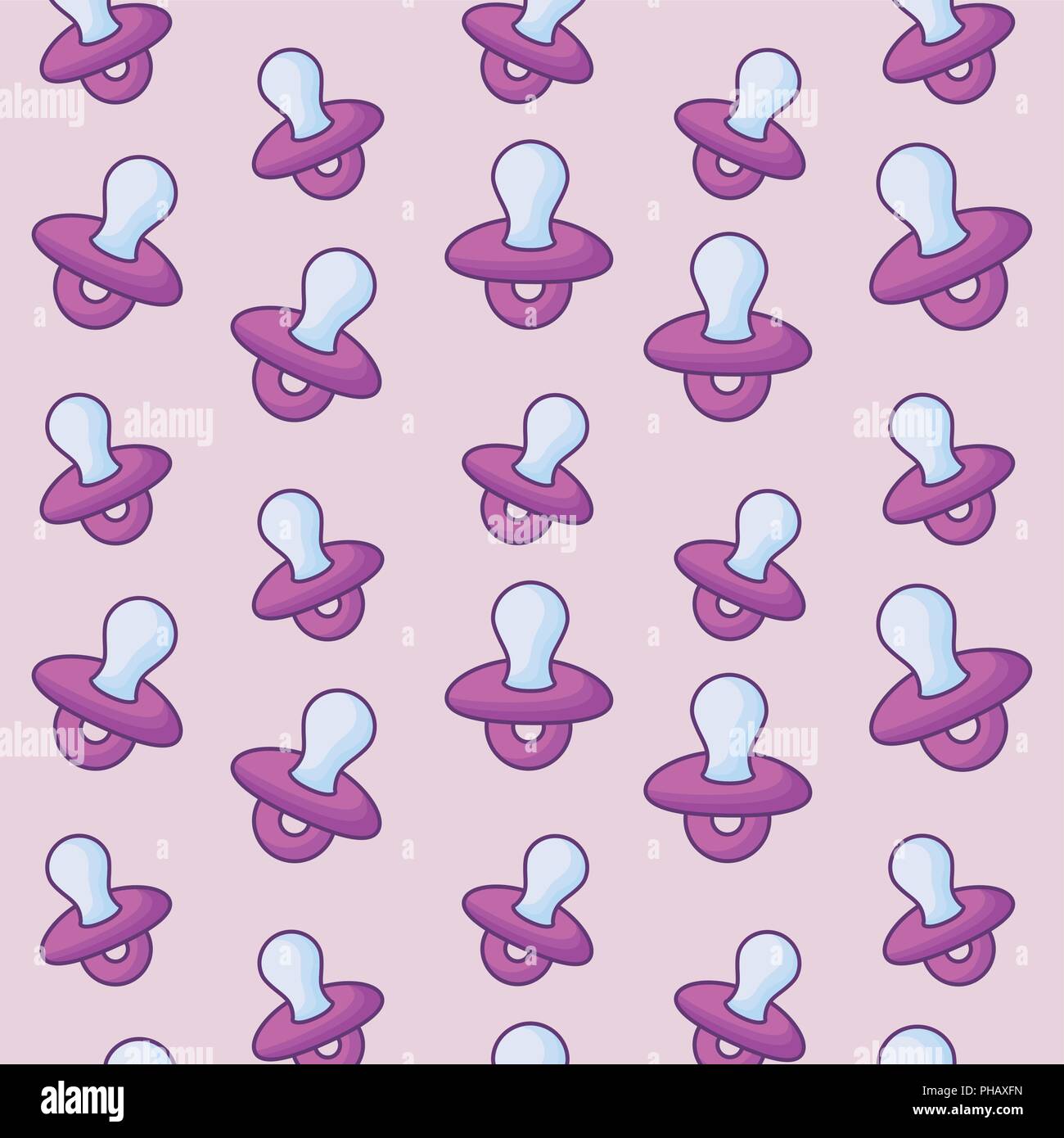 background of baby pacifier pattern, vector illustration Stock Vector ...