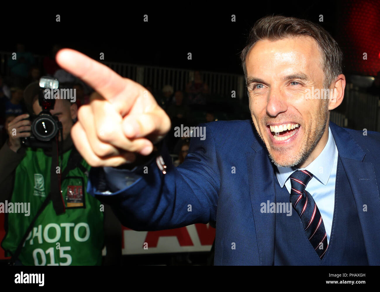 England Women Manager Phil Neville Celebrates Victory After The FIFA england-women-manager-phil-neville-celebrates-victory-after-the-fifa