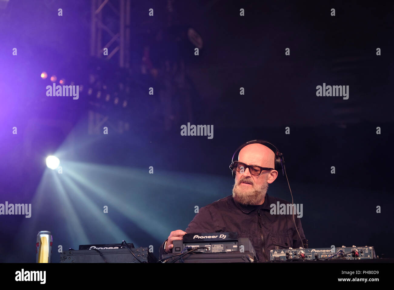 DALKEITH, SCOTLAND - August 31:    Midstock Festival 2018 Graeme Park on the decks at MidStock 2018 Friday 31 August 2018  Graeme Park: 30 years on the decks, 20 years on the radio. (Photo by Rob Gray / Freelance) Credit: Rob Gray/Alamy Live News Stock Photo