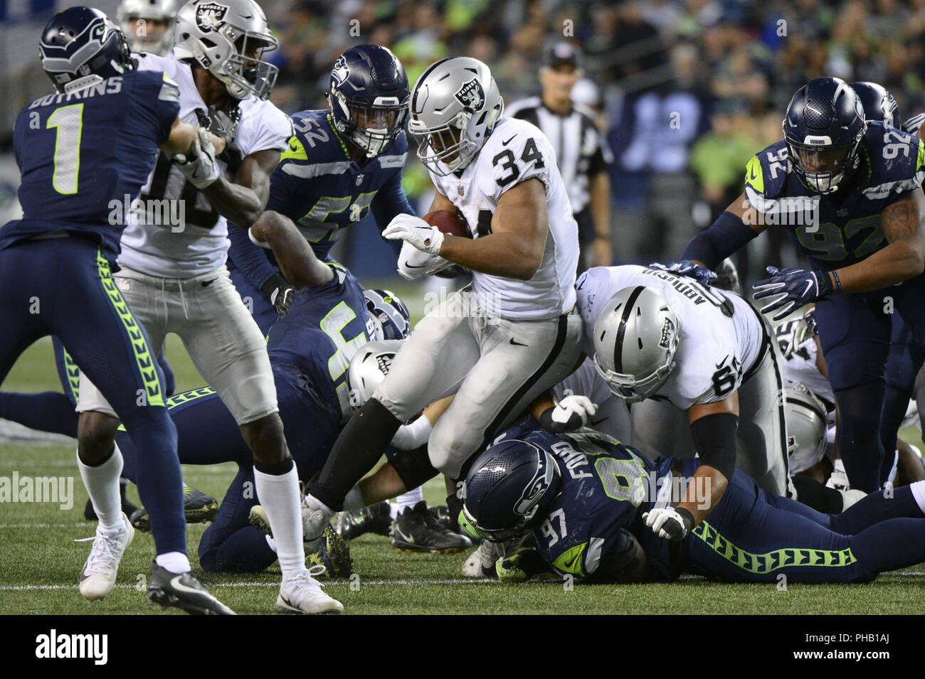 NFL: Preseason-Seattle Seahawks at Oakland Raiders