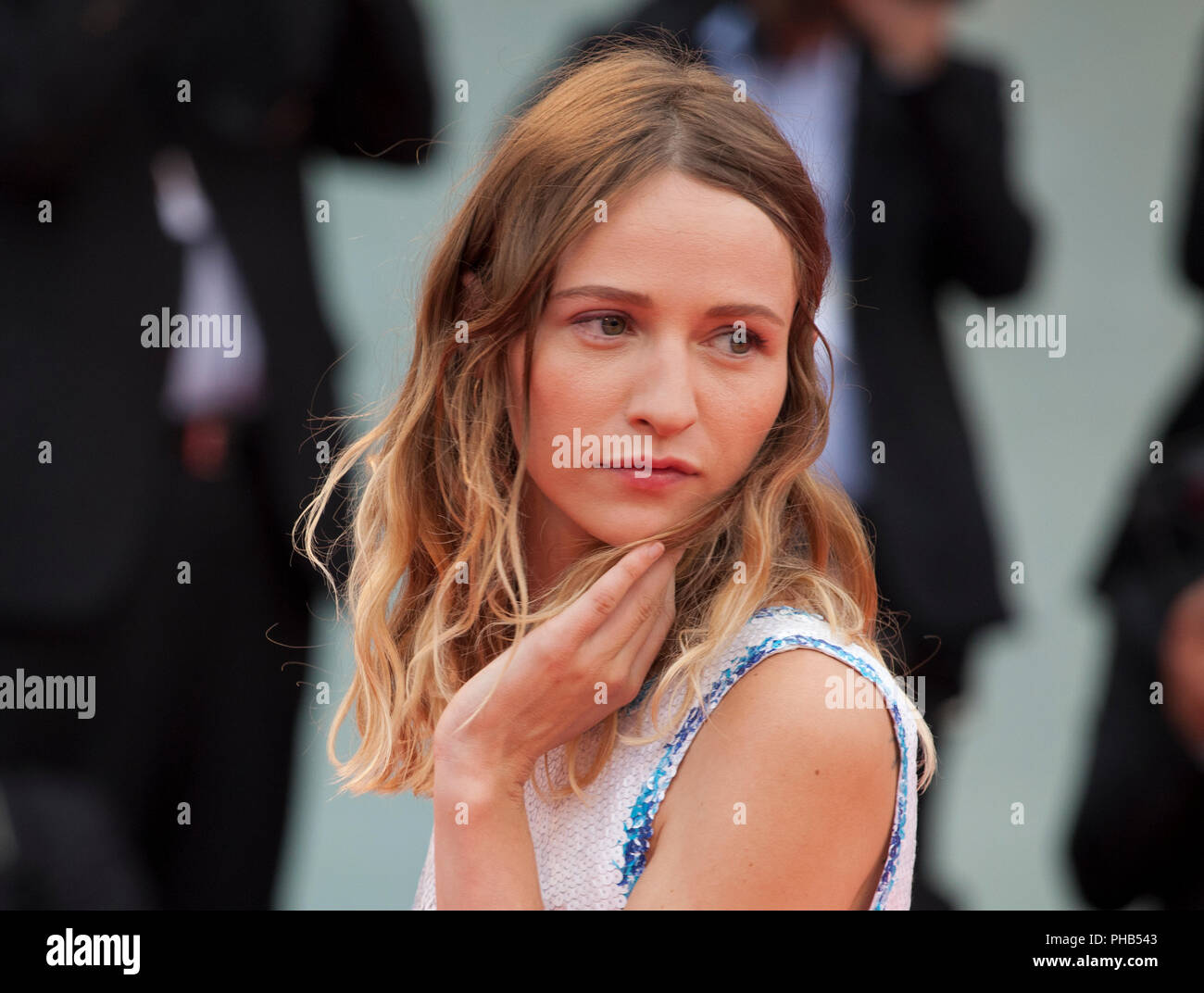 Venice Italy 31st August 2018 Christa Theret At The Premiere Gala Screening Of The Film Doubles Vies Non Fiction At The 75th Venice Film Festival Sala Grande On Friday 31st August 2018