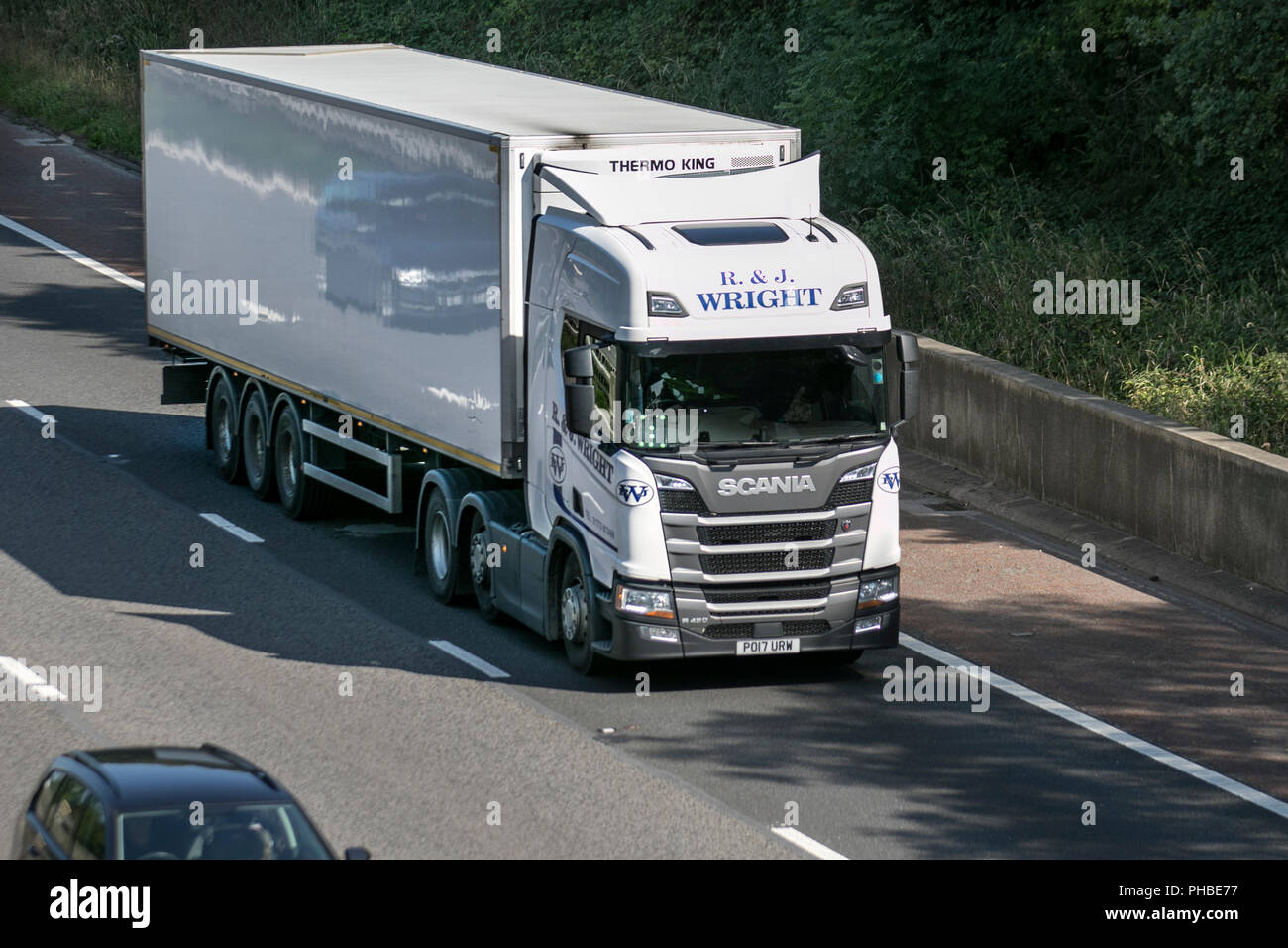 Scania V8 Trucking on Rainy Road Editorial Photo - Image of logistics,  freight: 80246016