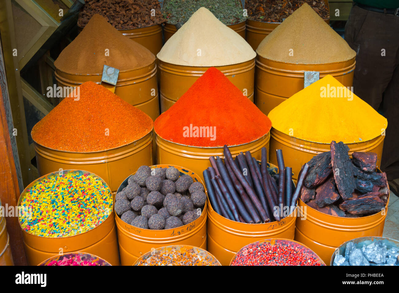 morocco spices Stock Photo