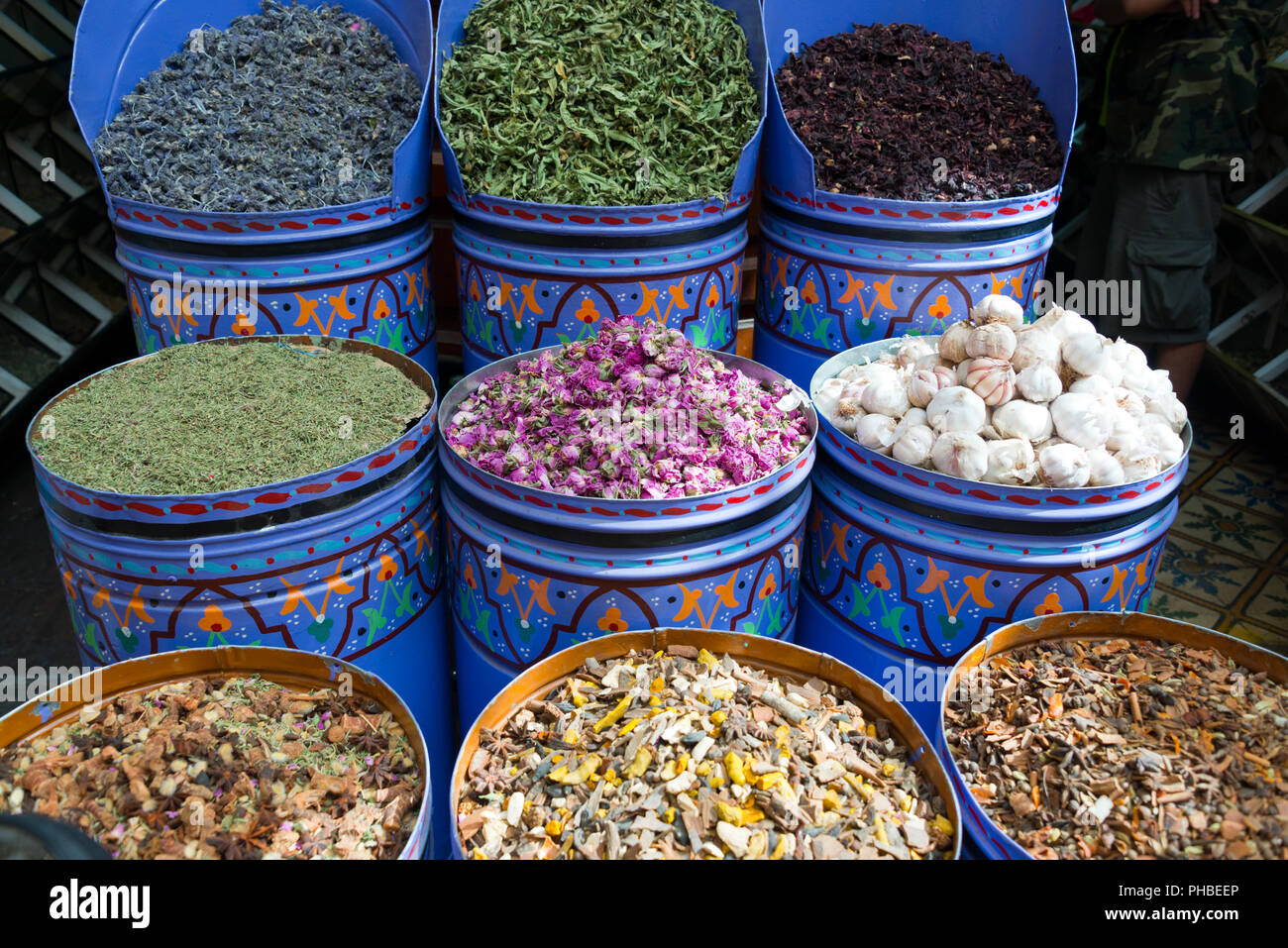 morocco spices Stock Photo