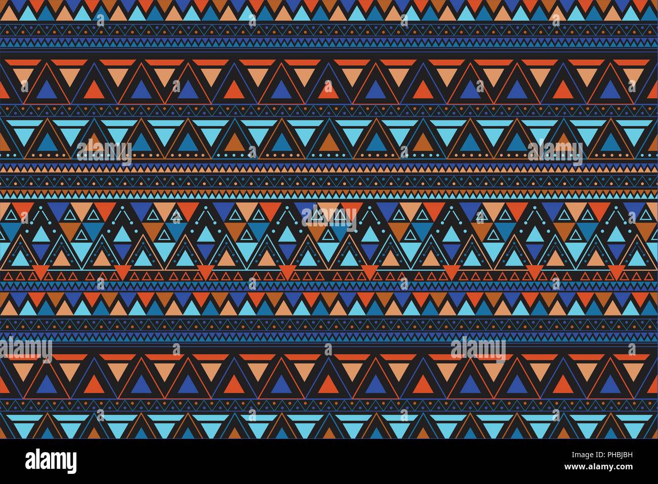 Tribal art lineal pattern. Ethnic geometric print Stock Vector Image & Art  - Alamy
