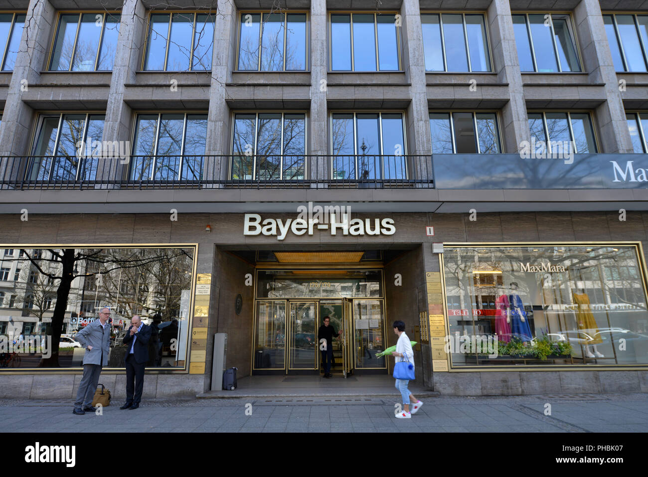 Bayer-Haus, Kurfuerstendamm, Charlottenburg, Berlin, Deutschland Stock Photo