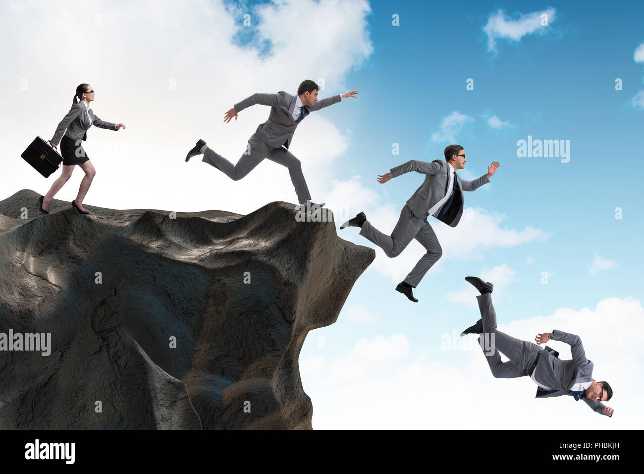 Falling off cliff hi-res stock photography and images - Alamy