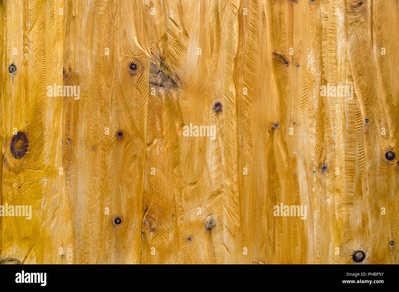 raw swiss pine planks Stock Photo