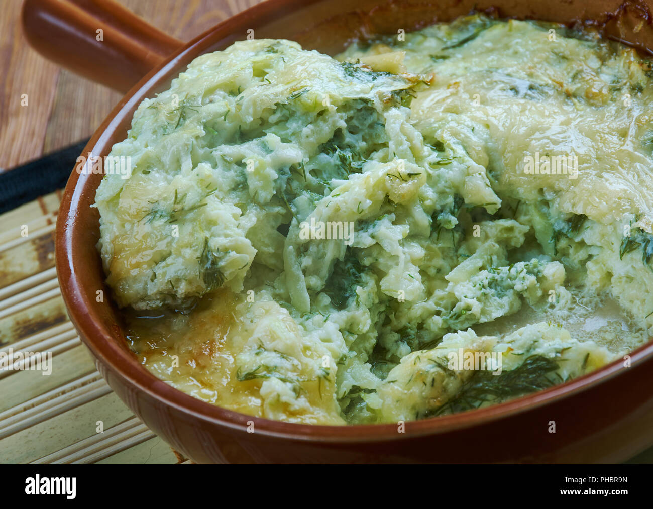 Turkish dish, zucchini casserole Stock Photo Alamy