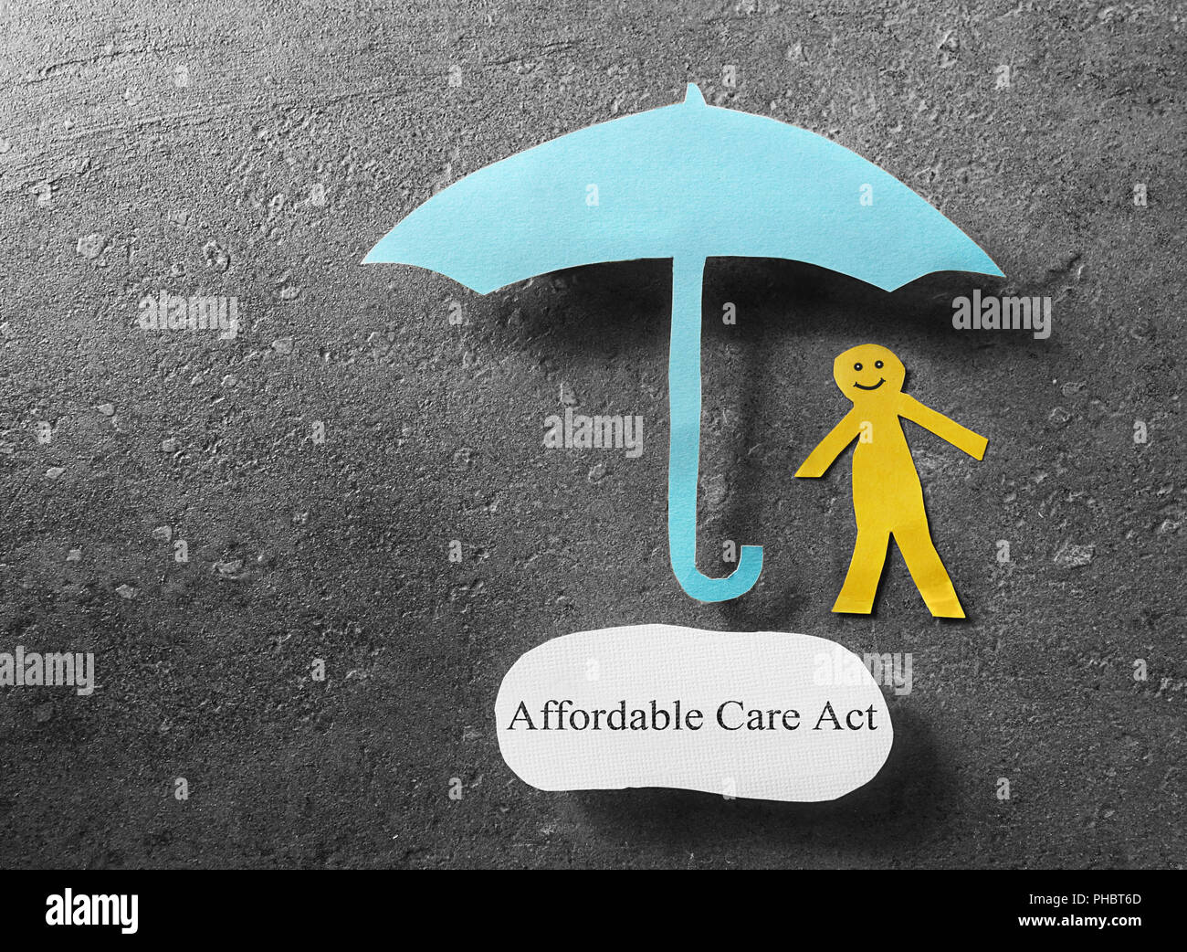 Affordable Care Act umbrella Stock Photo