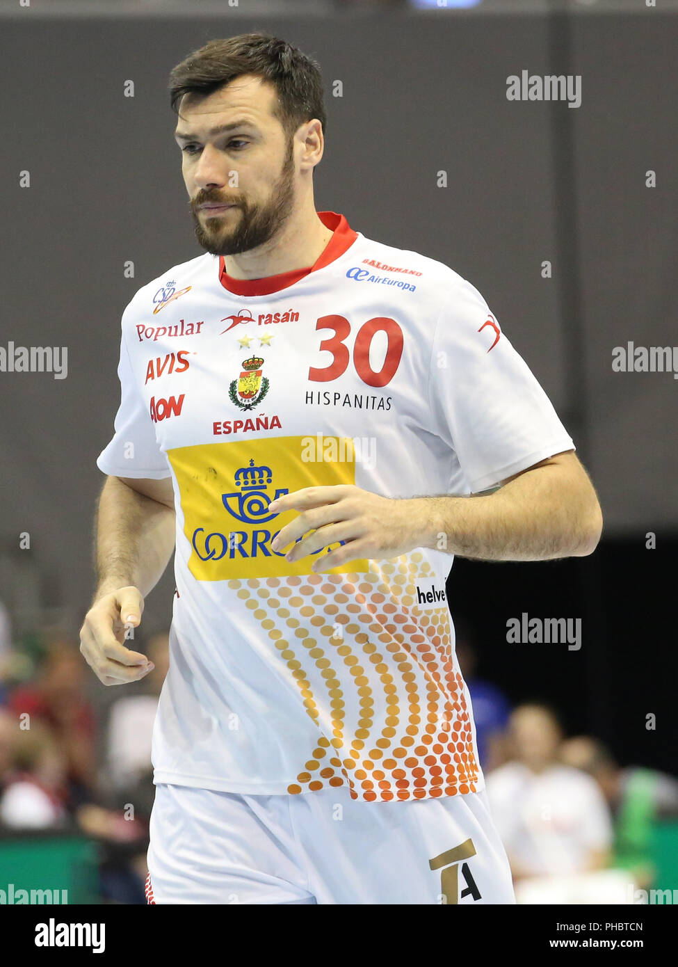 Gedeon Guardiola ( Spain, Rhein-Neckar Löwen) Stock Photo