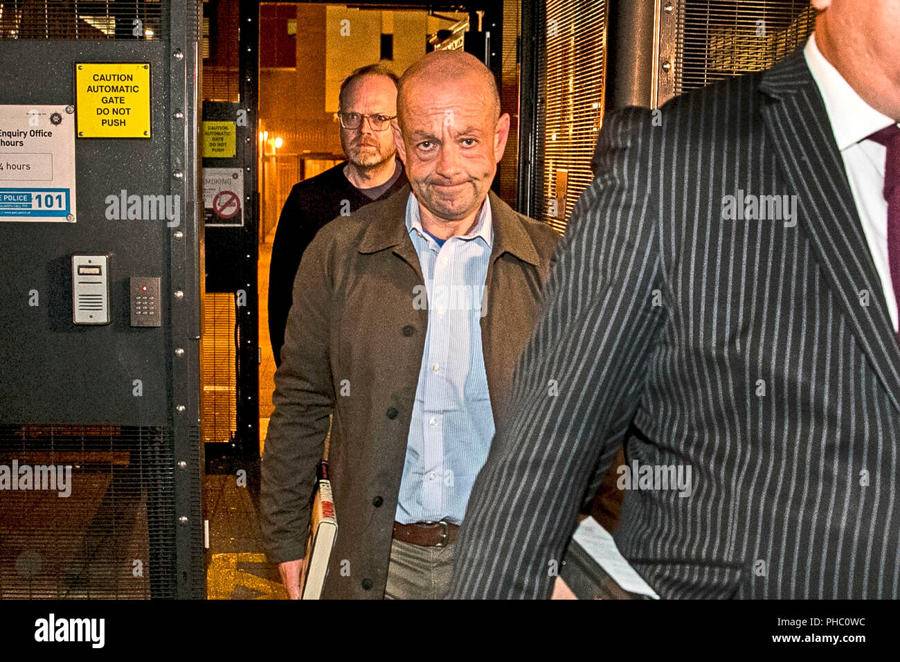 Investigative journalists Trevor Birney (left) and Barry McCaffrey