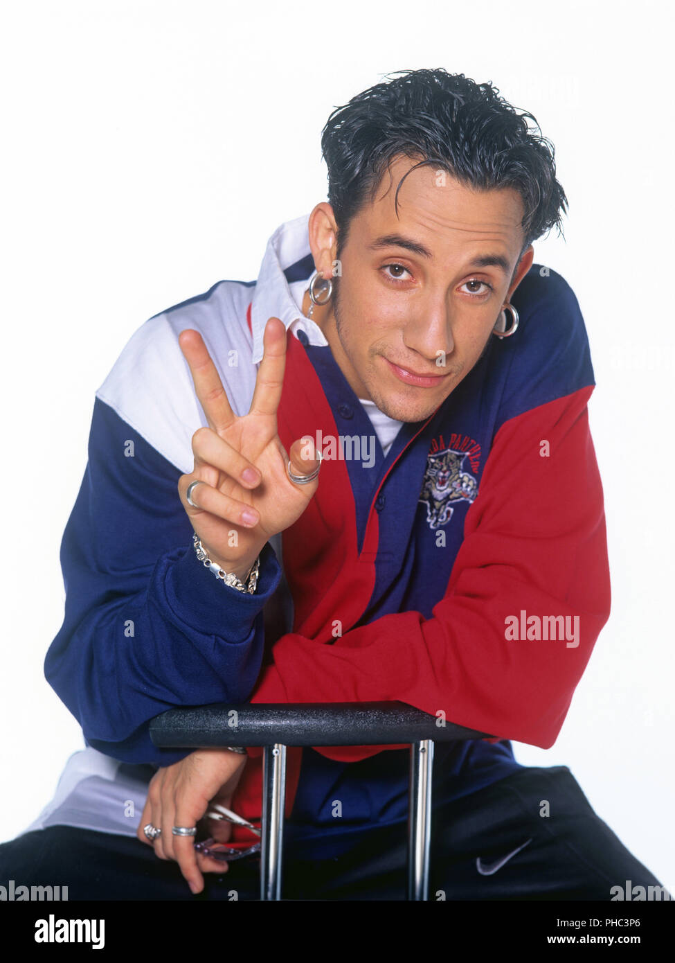 Alexander James McLean (Backstreet Boys) on 17.02.1996 in Karlsruhe /  Carlsruhe. | usage worldwide Stock Photo - Alamy