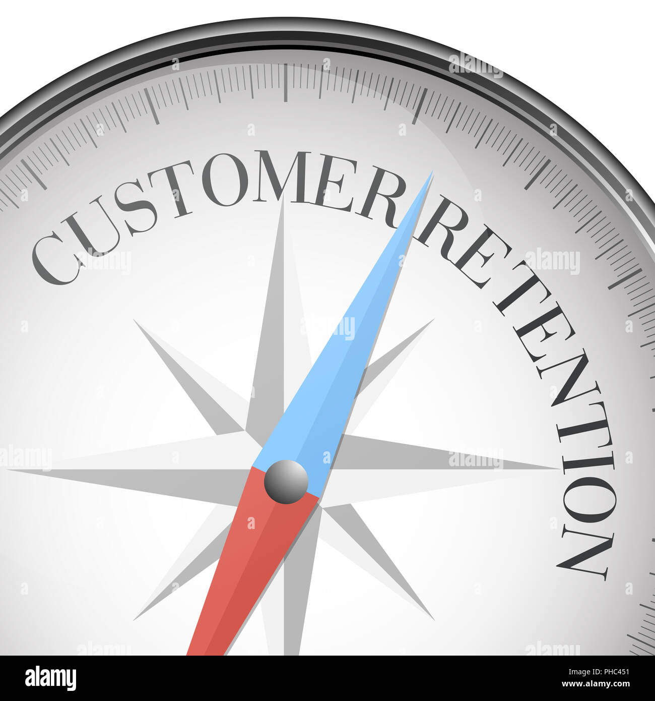compass Customer Retention Stock Photo Alamy