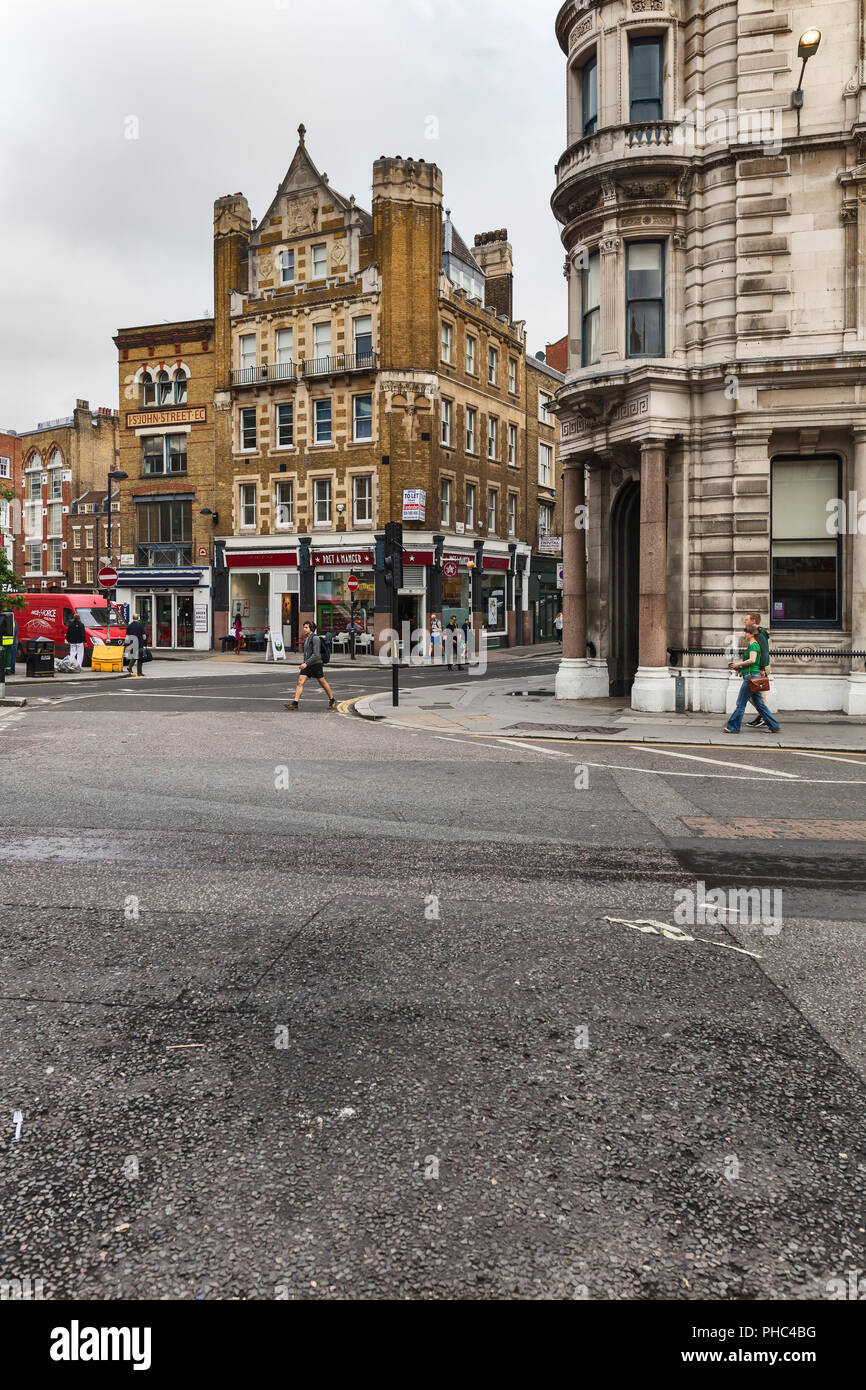 St. John street, Smithfield, London, England, UK Stock Photo Alamy