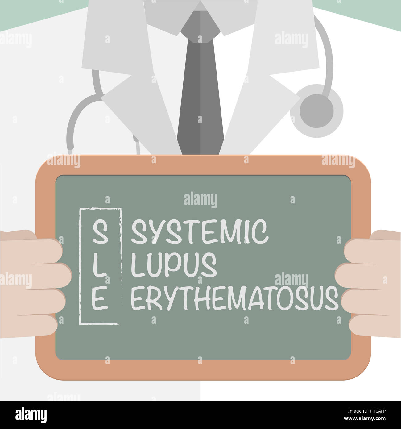 Medical Board SLE Stock Photo