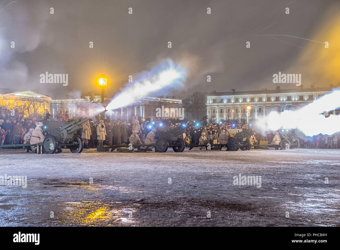 Day liberation of Leningrad from the fascist blockade (1944 Stock Photo ...