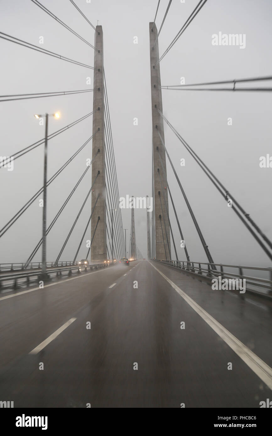 The Oresund Bridge Stock Photo