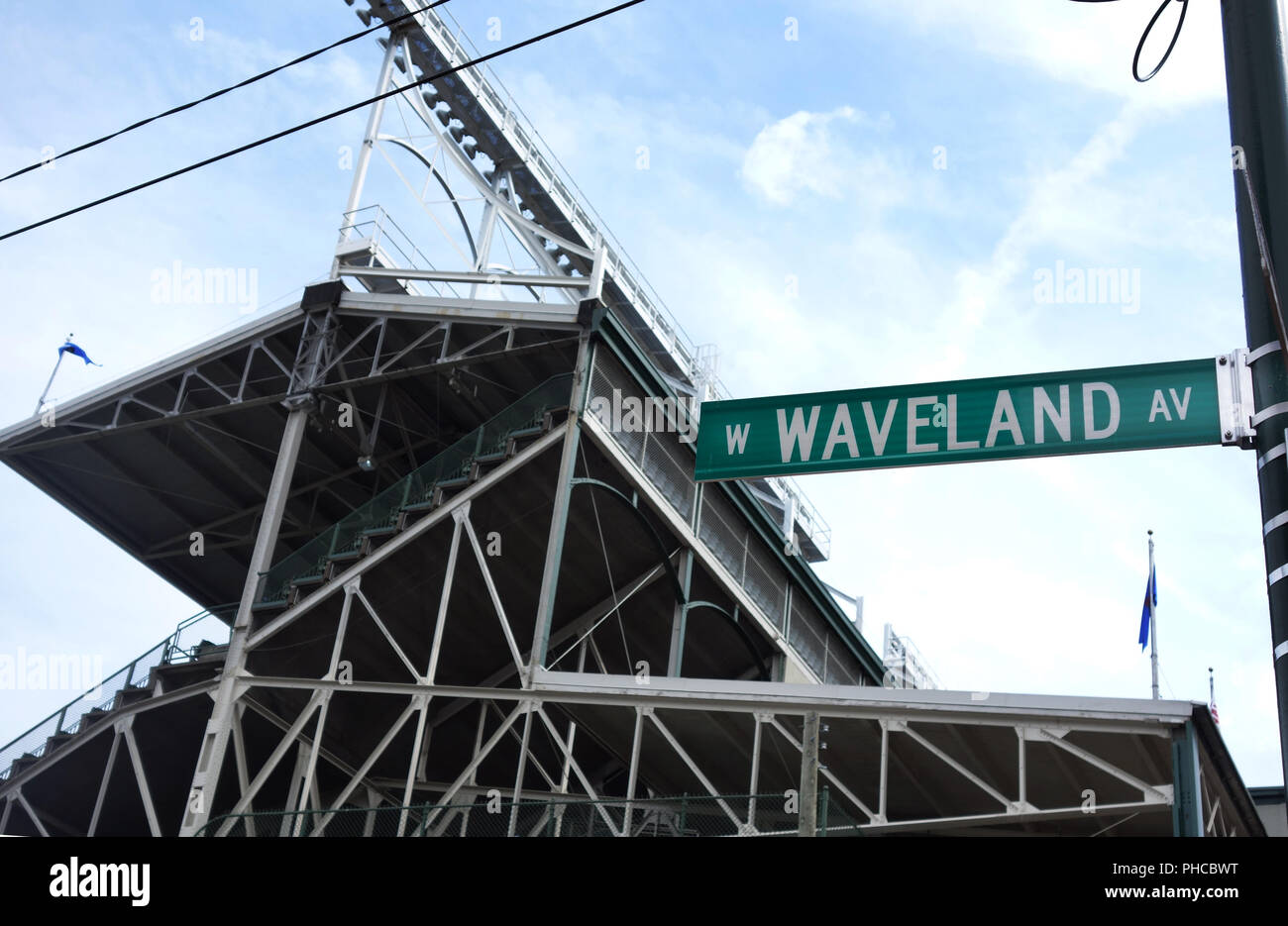 Chicago: Wrigley Field - Waveland Avenue Exterior, Wrigley …