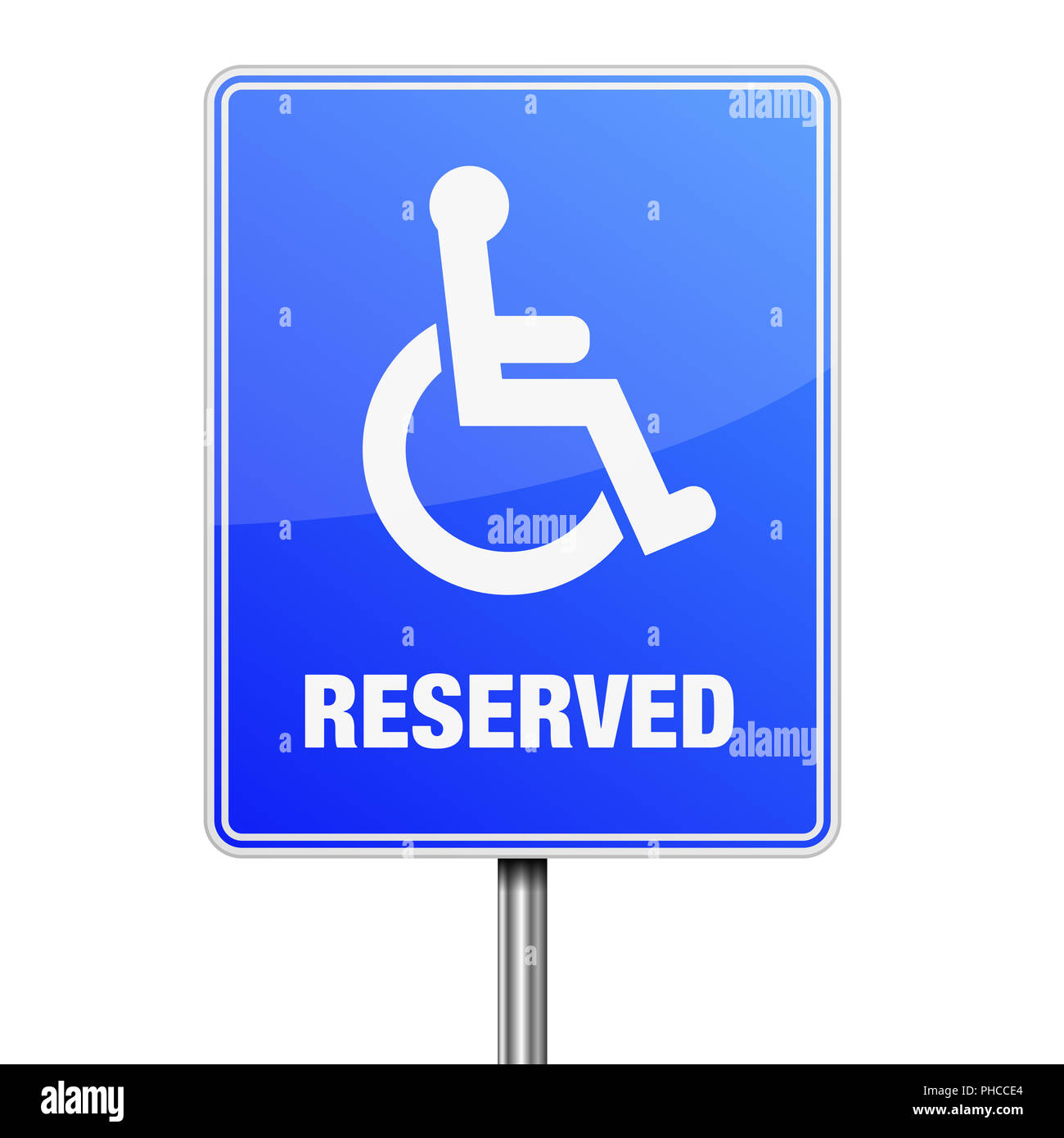 Handicapped accessible reserved parking hi res stock photography and