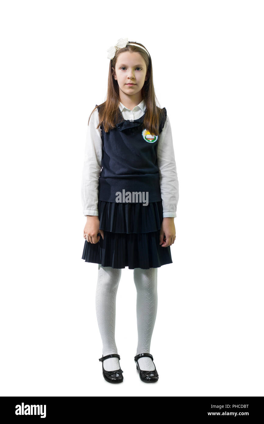 School uniform blue skirt hires stock photography and images Alamy