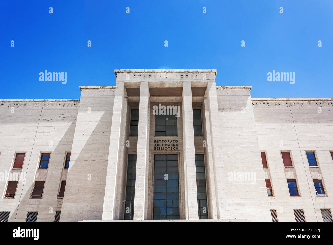 rectory building in Sapienza University, Rome Stock Photo