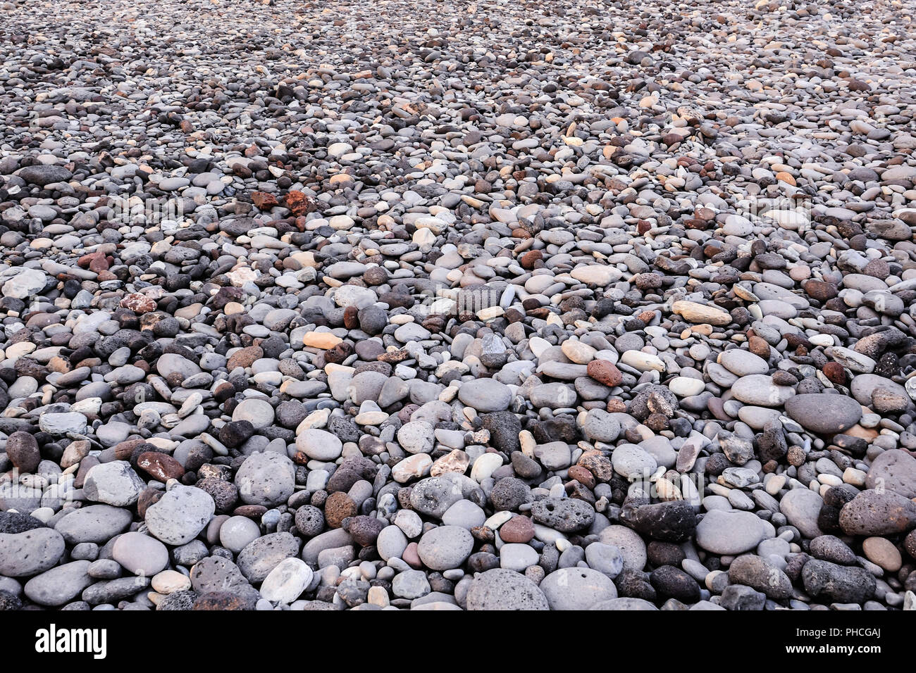 Dry round reeble stones Stock Photo