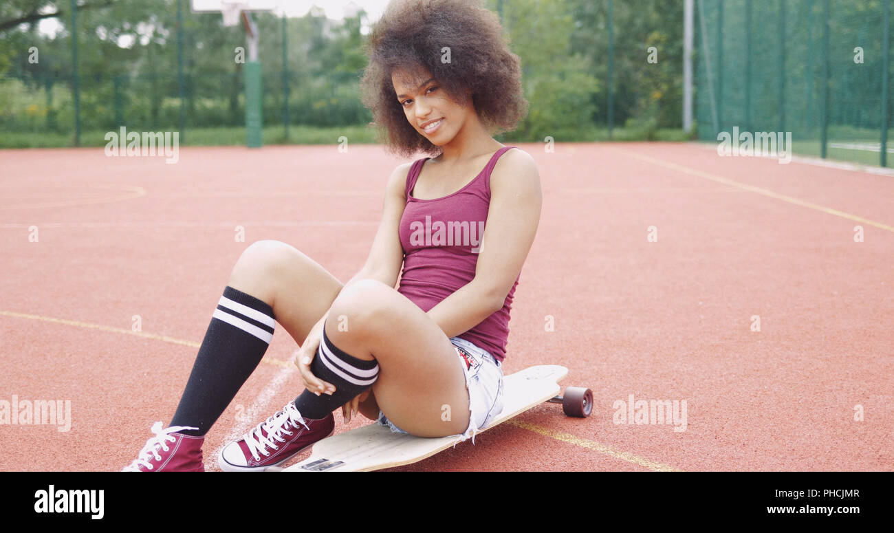 Cheerful model hi-res stock photography and images - Alamy