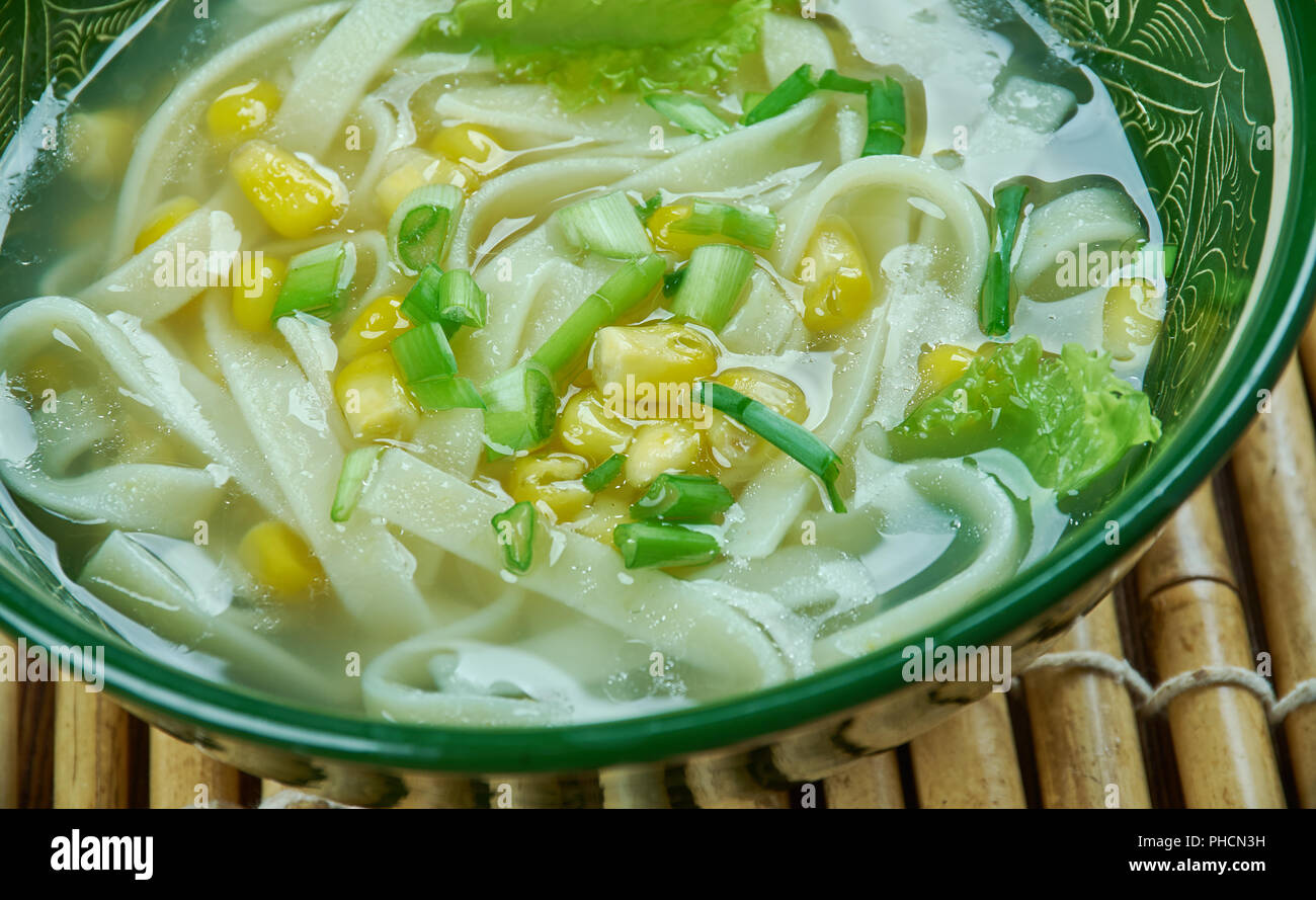 Cantonese corn soup Stock Photo Alamy