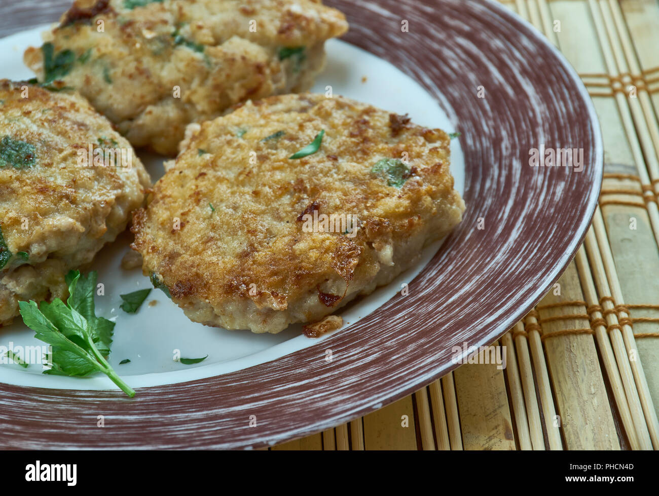 Smoked Mackerel Fishcakes Stock Photo Alamy