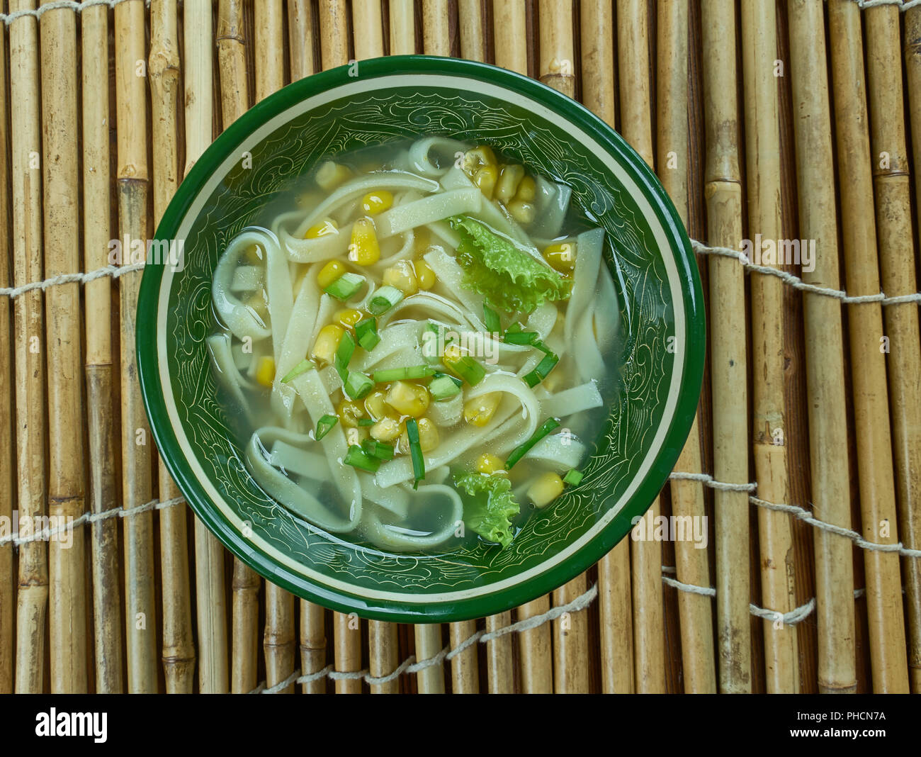 Cantonese corn soup Stock Photo Alamy