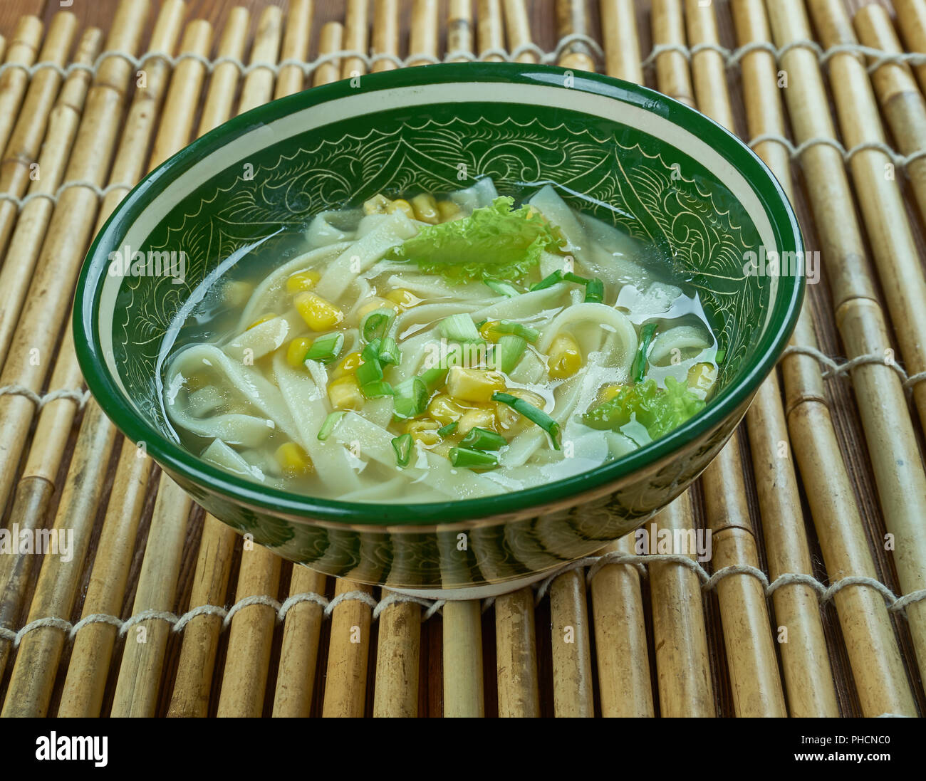 Cantonese corn soup Stock Photo Alamy