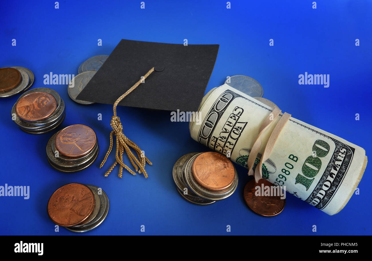 Education costs concept Stock Photo