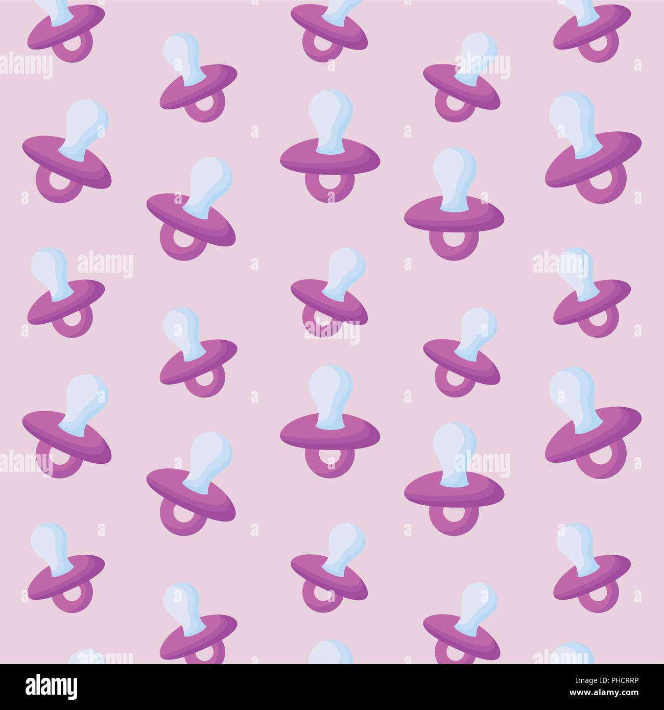 background of baby pacifier pattern, vector illustration Stock Vector ...