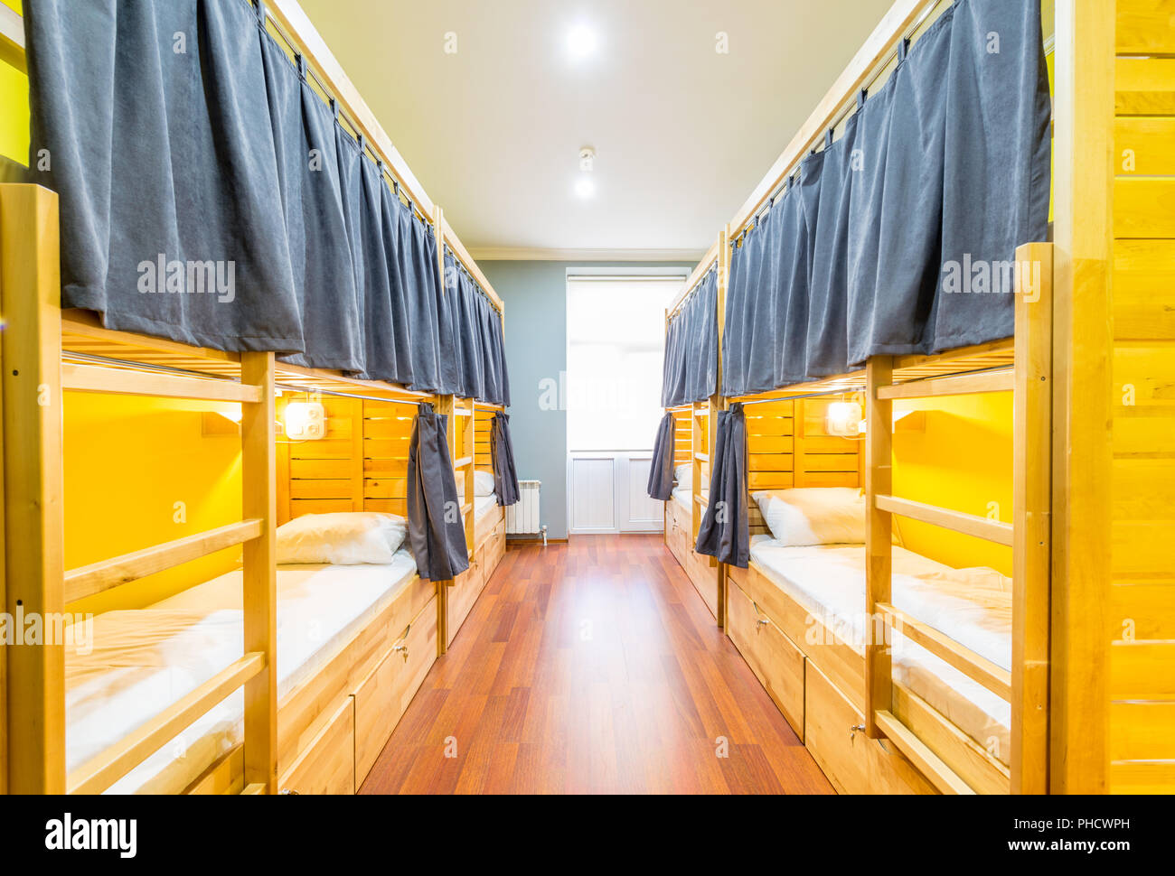 Hostel room bunk beds hires stock photography and images Alamy