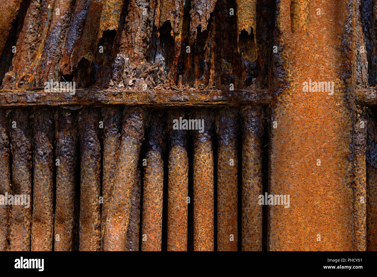 Rust, rusty metal rods Stock Photo Alamy