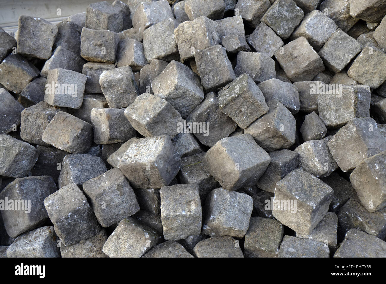 Cobblestones, paving stones Stock Photo