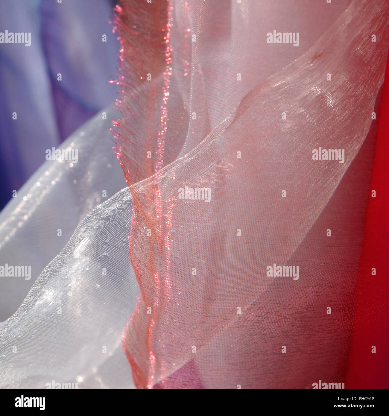 Organza, textile, fabric Stock Photo