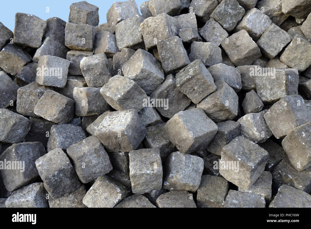 Paving stones, cobblestones Stock Photo