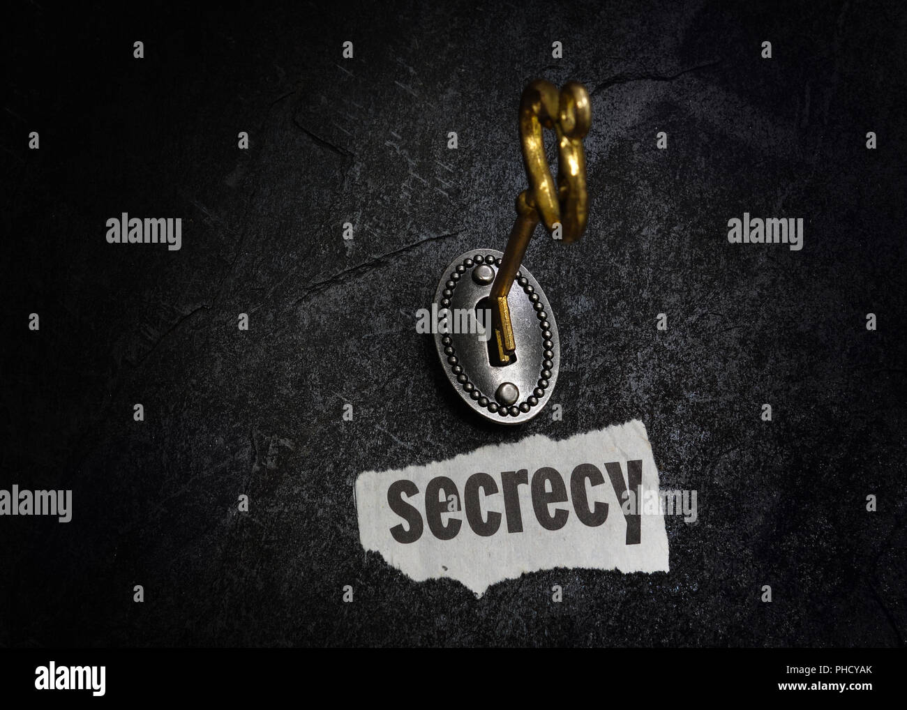 Lock and key secret Stock Photo Alamy