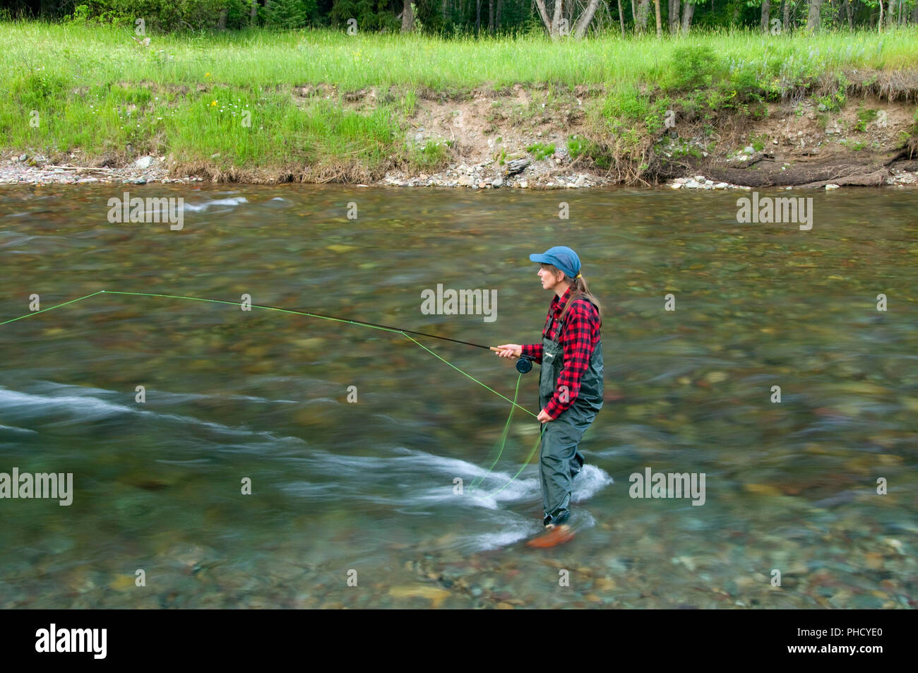 Flyfishing on Mocassin Creek, Mocassin Creek Fishing Access Site