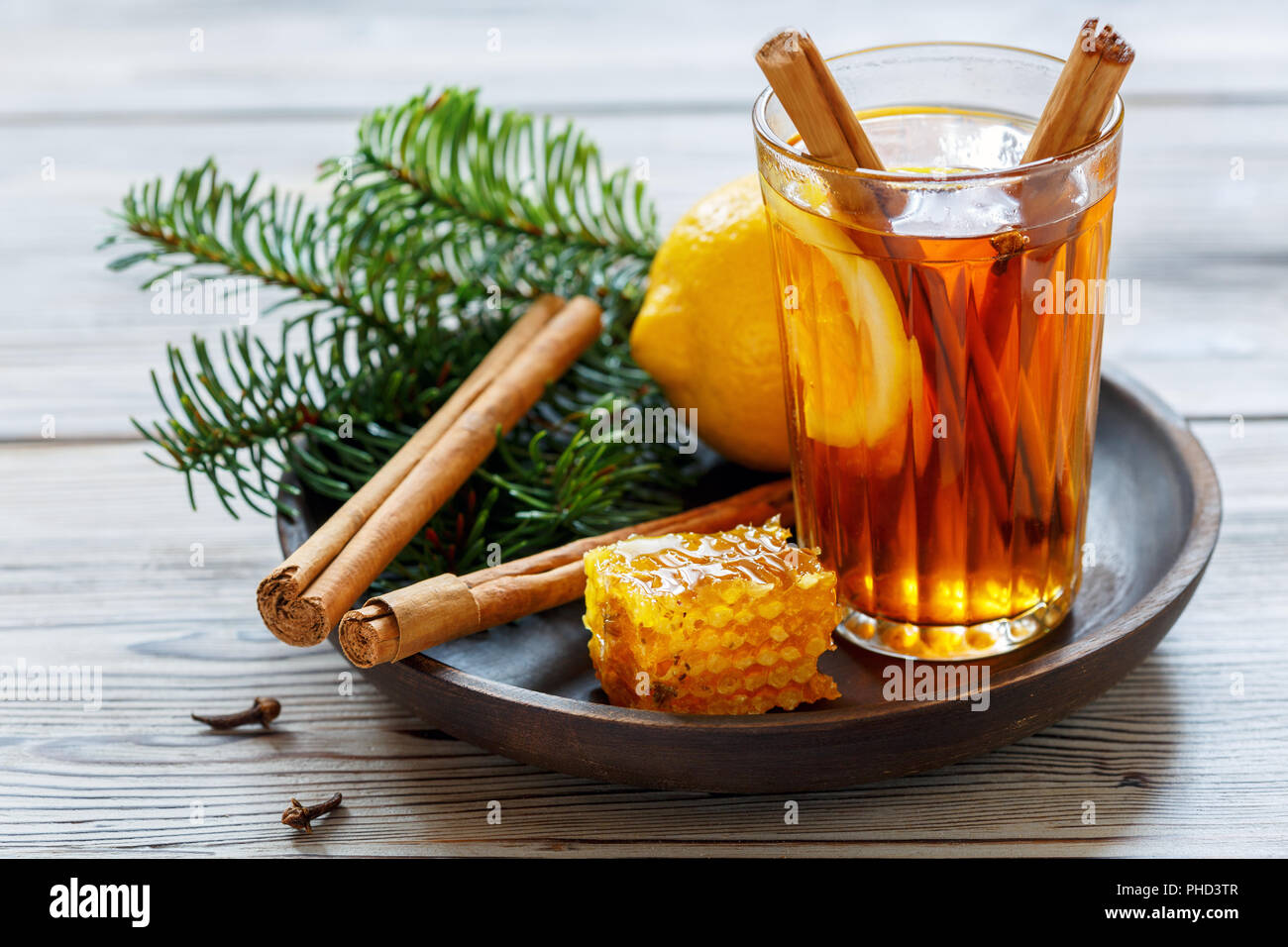 Hot spiced tea Stock Photo - Alamy