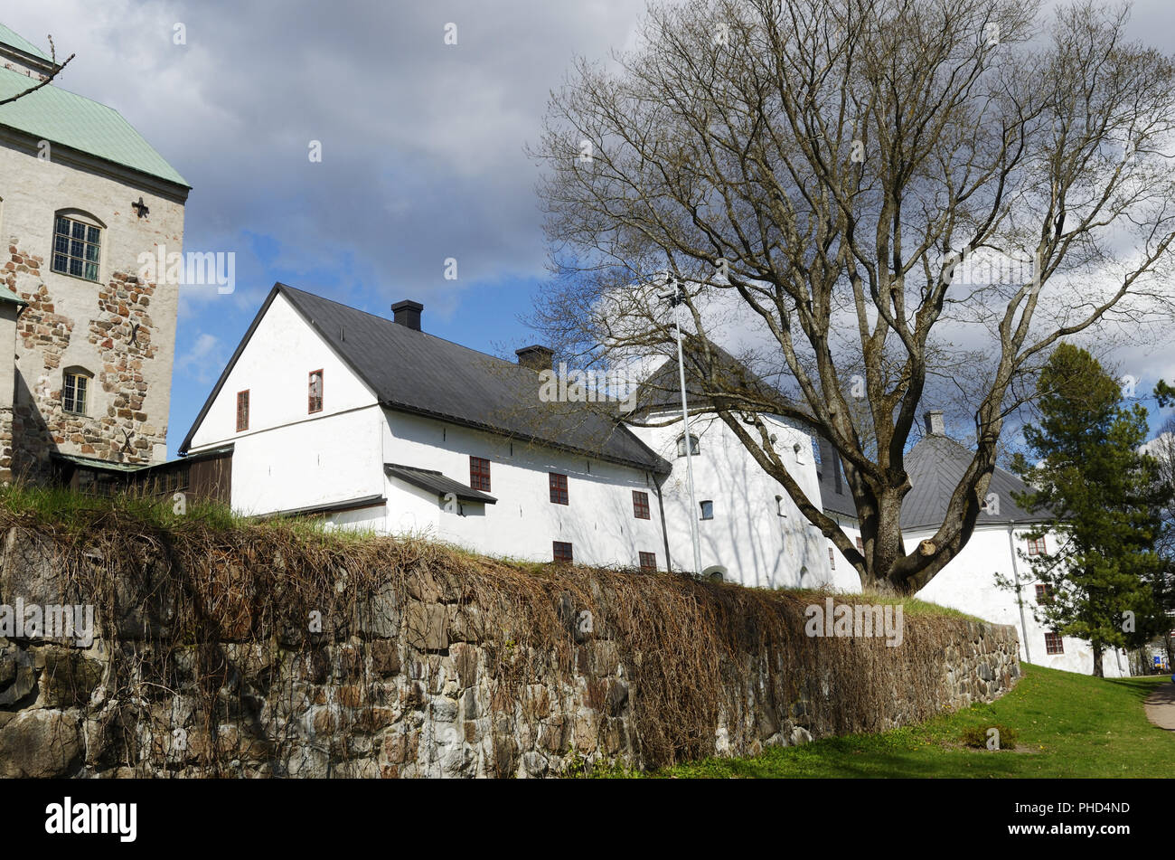 the medieval castle in Turku, Finland Stock Photo