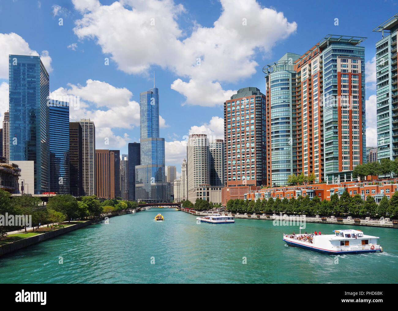 View of downtown Chicago Stock Photo - Alamy