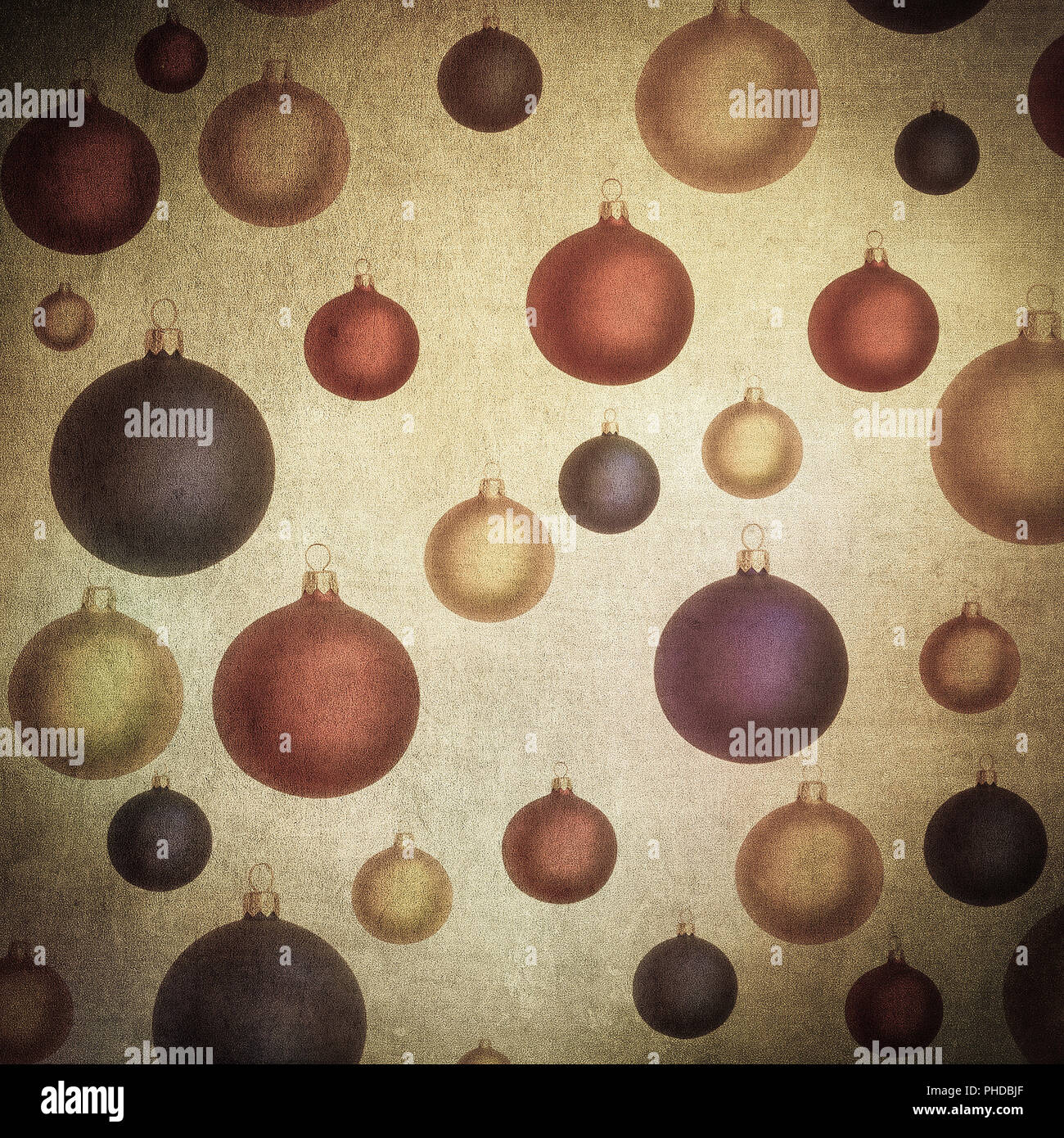Vintage christmas baubles hi-res stock photography and images - Alamy