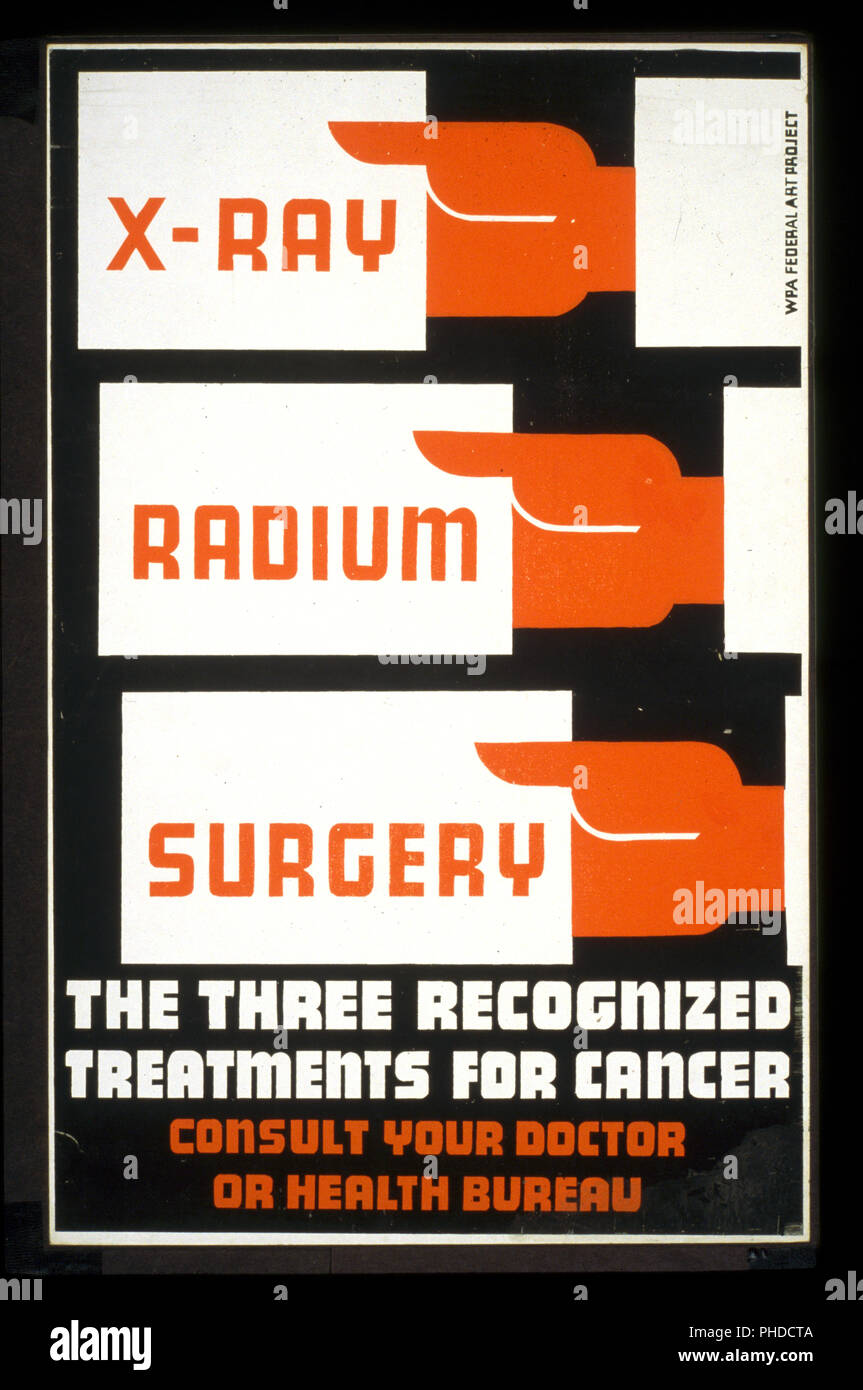 Cancer treatment poster hi-res stock photography and images - Alamy