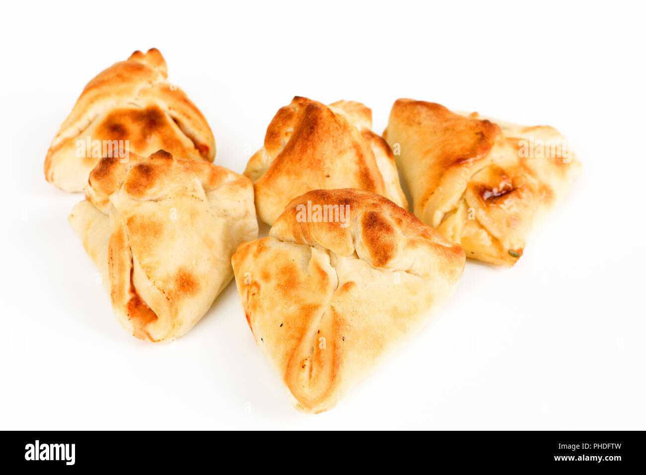 pizza rolls filled with cheese Stock Photo