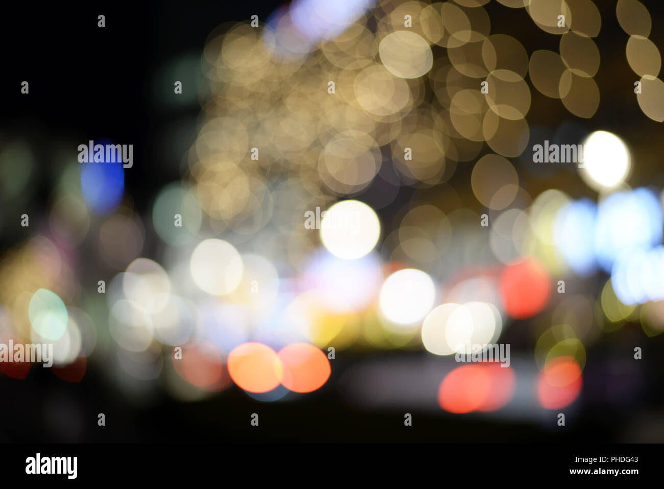 City lights black and white hi-res stock photography and images - Alamy